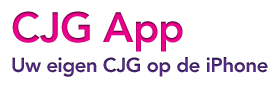 CJG App op iPhone
